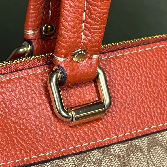 *NWOT* COACH Millie Satchel In Colorblock Signature Canvas - Picture 11 of 16